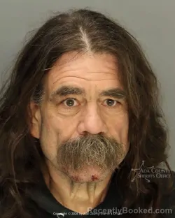 Mugshot of Robert Shaun Wickham booked in Ada County, Idaho on March 10, 2026