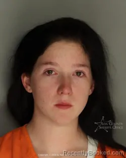 Mugshot of Celia Rose Lethcoe booked in Ada County, Idaho on March 12, 2026