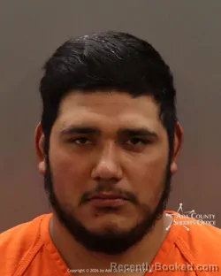 Mugshot of Antonio Trejo Trujillo booked in Ada County, Idaho on March 14, 2026