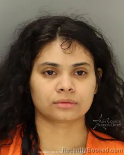 Mugshot of Adilene Hernandez booked in Ada County, Idaho on March 15, 2026