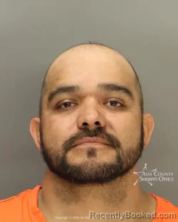 Mugshot of Gustavo Osuna booked in Ada County, Idaho on March 16, 2026