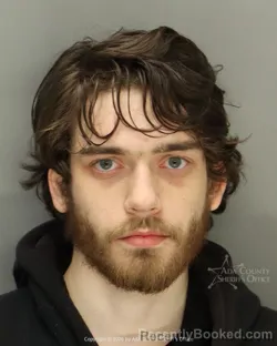 Mugshot of Ethan Michael Funkhauser booked in Ada County, Idaho on March 20, 2026