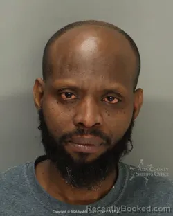 Mugshot of Kajonga Mudacumura booked in Ada County, Idaho on March 21, 2026