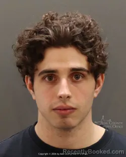 Mugshot of Francesco Anthony Arcuri booked in Ada County, Idaho on March 22, 2026