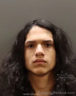 Mugshot of Thor Anthony Montes booked in Ada County, Idaho on March 24, 2026