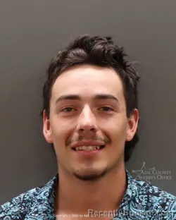 Mugshot of Nathaniel Ray Lee booked in Ada County, Idaho on March 24, 2026