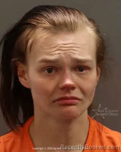 Mugshot of Shanna K. Pfeiffer booked in Ada County, Idaho on March 25, 2026