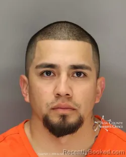 Mugshot of Jonathan Hernandez-Valle booked in Ada County, Idaho on March 25, 2026