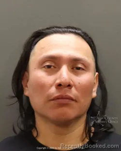 Mugshot of Brandon Lyle Jones booked in Ada County, Idaho on March 26, 2026