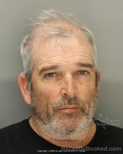 Mugshot of Shane Paul Pinney booked in Ada County, Idaho on March 26, 2026