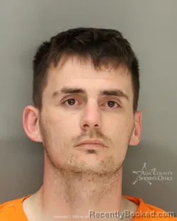 Mugshot of Tyler Reed Walker booked in Ada County, Idaho on March 27, 2026