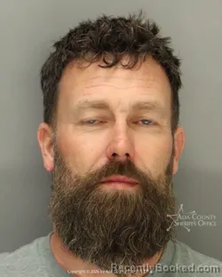 Mugshot of Chad Whitesell booked in Ada County, Idaho on March 28, 2026