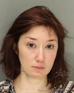 Mugshot of Breanna Rose Kamienski booked in Ada County, Idaho on March 28, 2026