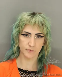 Mugshot of Ali Bianca Glenn booked in Ada County, Idaho on March 28, 2026