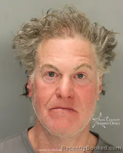 Mugshot of Michael Robert Cordy booked in Ada County, Idaho on March 29, 2026