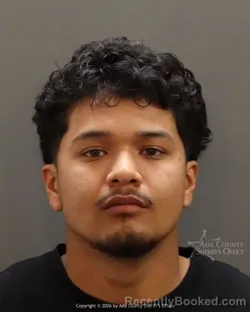 Mugshot of Joe Andrew Anguiano booked in Ada County, Idaho on March 29, 2026