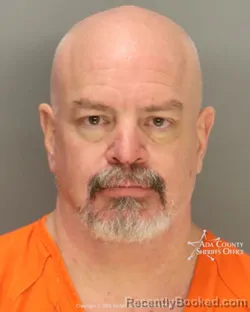 Mugshot of Ernest Edward La mertha booked in Ada County, Idaho on March 29, 2026