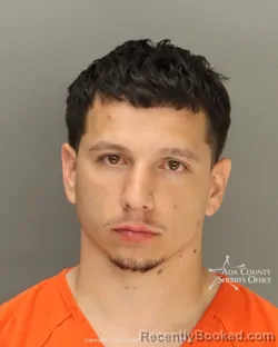 Mugshot of Juanito Junior Rodriguez booked in Ada County, Idaho on March 31, 2026