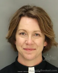 Mugshot of Sara Eileen Lawall booked in Ada County, Idaho on April 1, 2026