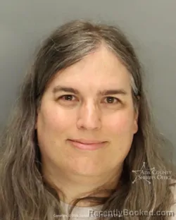 Mugshot of Robin Erin Owen booked in Ada County, Idaho on April 1, 2026