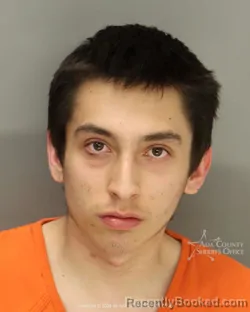 Mugshot of Jeremiah Jaden Bazan booked in Ada County, Idaho on April 1, 2026