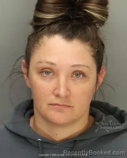 Mugshot of Tana Rae Collins booked in Ada County, Idaho on April 2, 2026