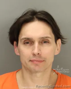 Mugshot of Michael Udan booked in Ada County, Idaho on April 3, 2026