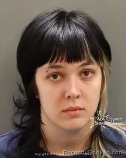 Mugshot of Jordan Lee anne Gibson booked in Ada County, Idaho on April 3, 2026