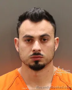 Mugshot of Leonel Andres Lopez-Hernandez booked in Ada County, Idaho on July 12, 2026