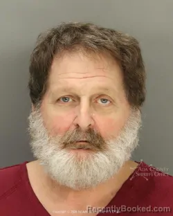 Mugshot of Juan Rios Gaspard booked in Ada County, Idaho on August 27, 2026