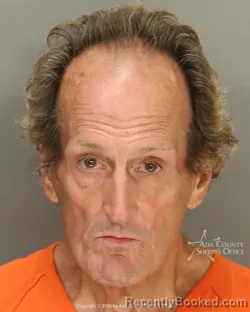 Mugshot of James Anthony Heath booked in Ada County, Idaho on October 9, 2026