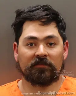 Mugshot of Michael Oran Whittaker-Miller booked in Ada County, Idaho on April 29, 2026