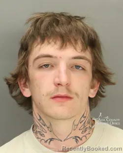 Mugshot of Levi Matthew Hohman booked in Ada County, Idaho on April 24, 2026