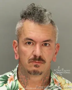 Mugshot of Anthony J c D'amalio booked in Ada County, Idaho on April 25, 2026
