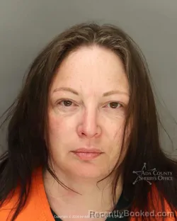 Mugshot of Malia Anika Gallagher booked in Ada County, Idaho on April 24, 2026