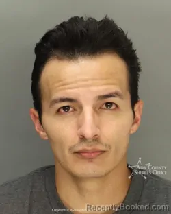 Mugshot of Rogelio Becerra-Lucatero booked in Ada County, Idaho on April 25, 2026