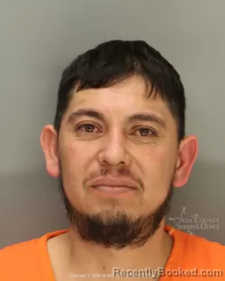 Mugshot of Edgar Eduardo Castro dr santiago booked in Ada County, Idaho on April 26, 2026