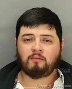 Mugshot of Damian Alberto Rodriguez booked in Ada County, Idaho on April 26, 2026