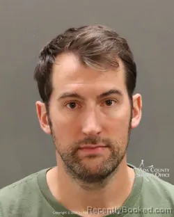 Mugshot of Zachary Wilson booked in Ada County, Idaho on April 27, 2026