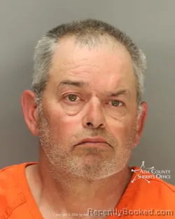 Mugshot of Tim Ian Miller booked in Ada County, Idaho on April 28, 2026