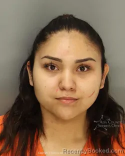 Mugshot of Betsy Escamilla-Jimenez booked in Ada County, Idaho on April 29, 2026