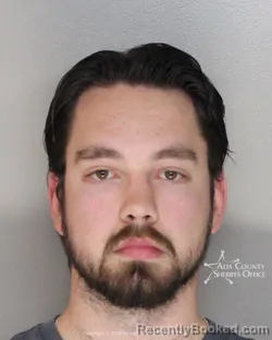 Mugshot of Jacob Nice booked in Ada County, Idaho on April 29, 2026