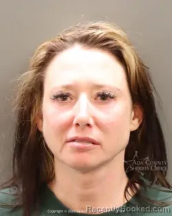 Mugshot of Kelsey King Lyon booked in Ada County, Idaho on April 30, 2026