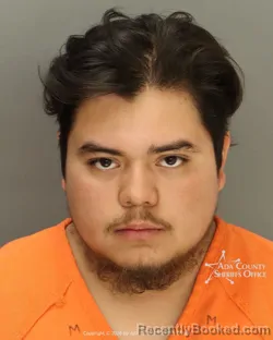 Mugshot of Jairo Jesus Amaya amaya booked in Ada County, Idaho on May 2, 2026