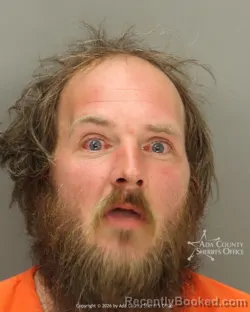 Mugshot of Thomas Gregory Bremer booked in Ada County, Idaho on May 3, 2026