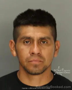 Mugshot of Chejonas Flores ramos booked in Ada County, Idaho on May 4, 2026