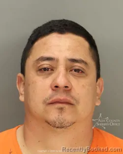 Mugshot of Andres Felipe Tamayo booked in Ada County, Idaho on May 4, 2026