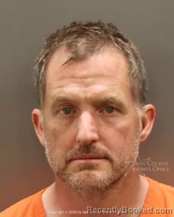 Mugshot of Lawrence Vanty booked in Ada County, Idaho on May 5, 2026