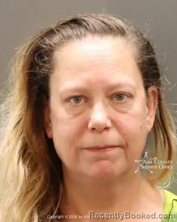 Mugshot of Charlotte Barrett booked in Ada County, Idaho on May 6, 2026