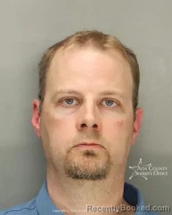 Mugshot of Tyler Wasson booked in Ada County, Idaho on May 7, 2026